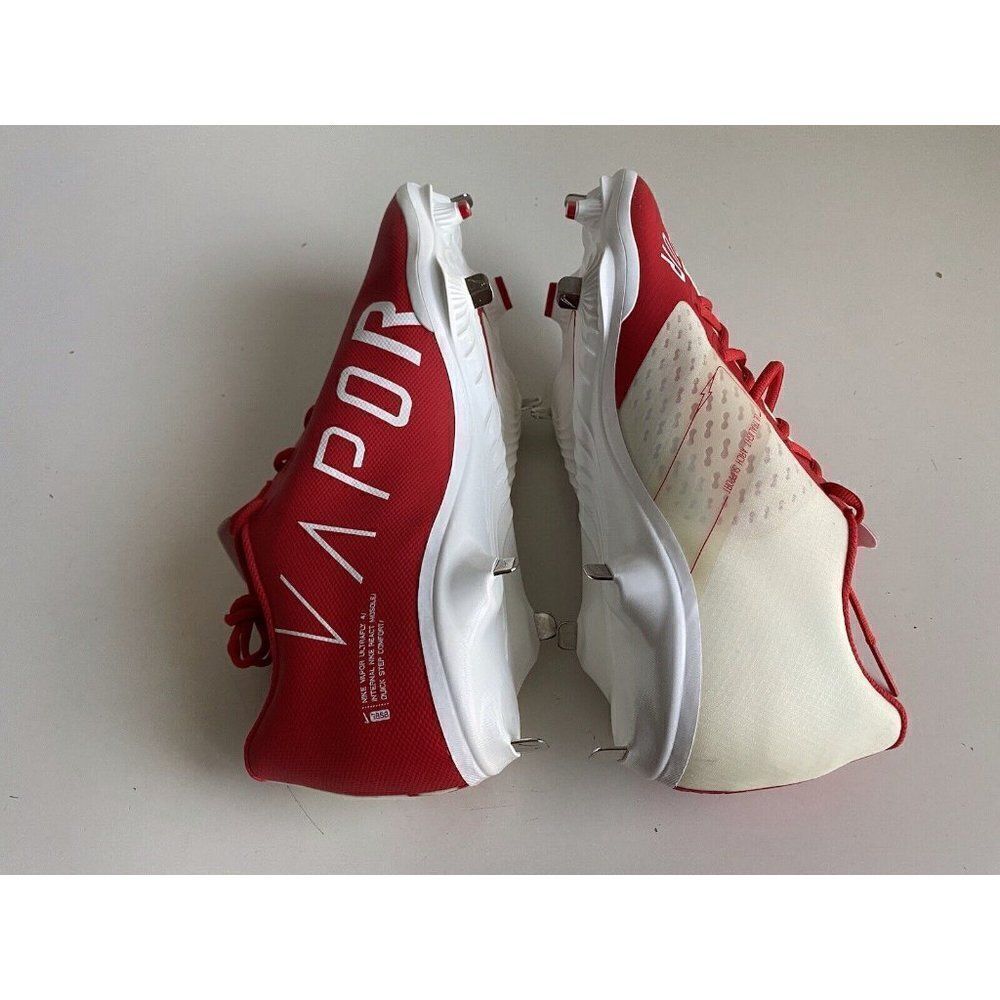 Nike React Vapor Ultrafly Elite 4 Red White Cleat… - image 7